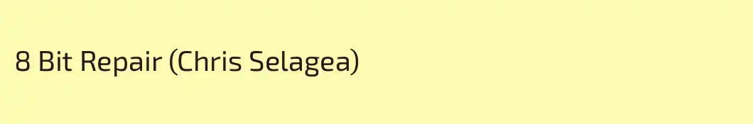 8 Bit Repair (Chris Selagea)